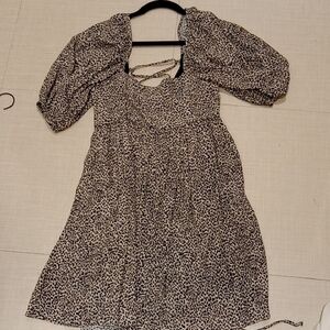 By Together Animal Print Top with Black Highlights